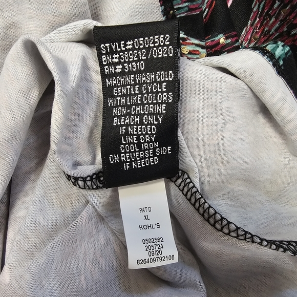 Dress Works Christms Holoday Shift Dress Women's Small 3/4 Sleeve Stretch NWT - Picture 16 of 16